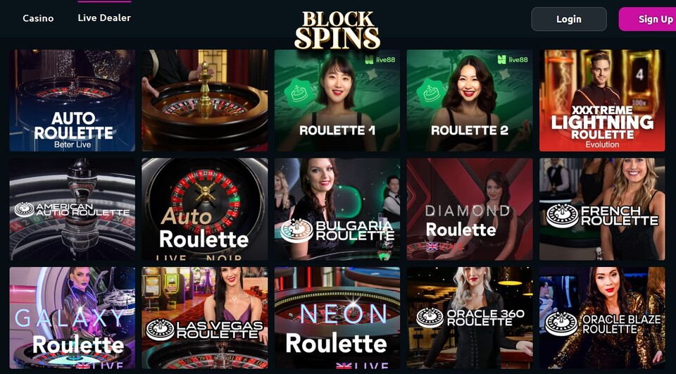 игры в рулетку в казино blockspins