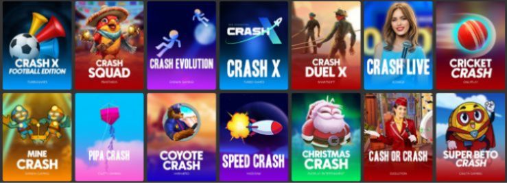 Crash Games. Juegos Crash.