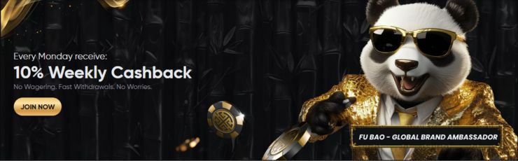 golden panda weekly cashback