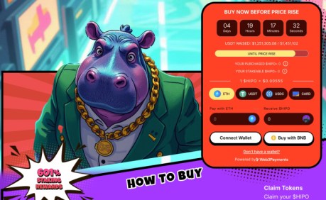 Harry Hippo presale information