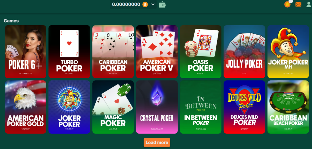 Online poker na TG.casino