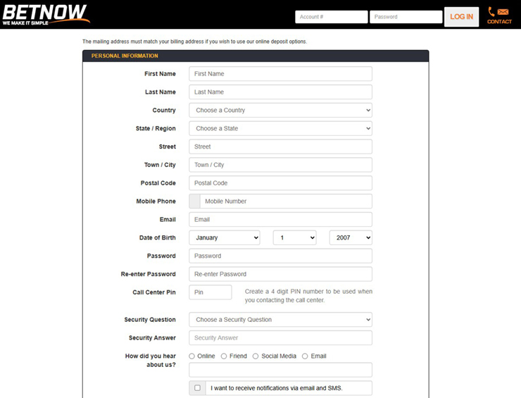 betnow sportsbook registration