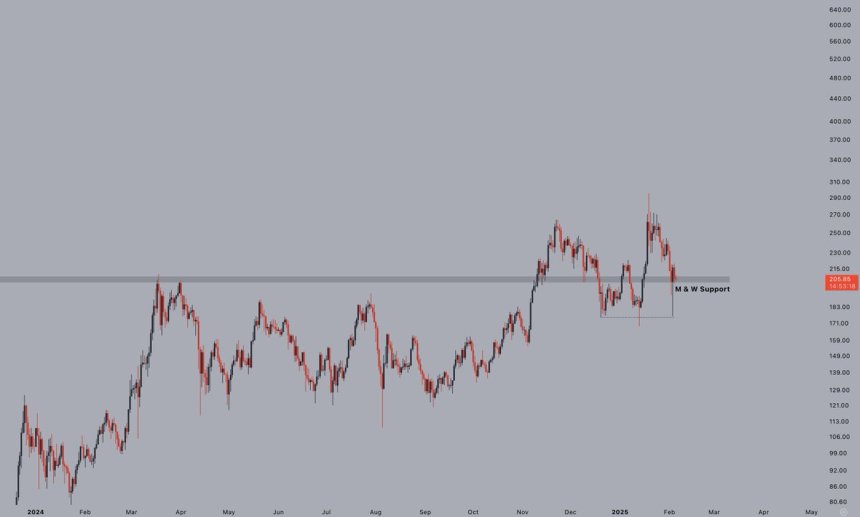 Solana holding key support level | Source: Jelle on X