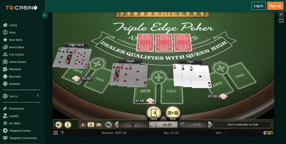 игра в покер в tgcasino