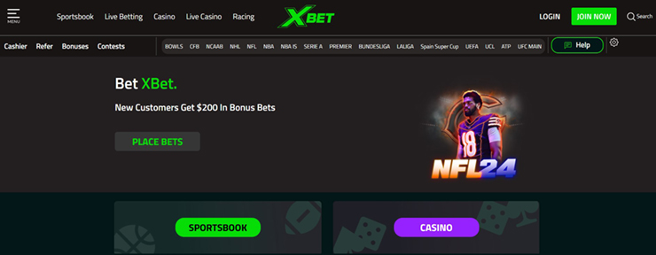 xbet welcome bonus and menu