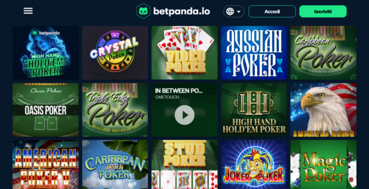 BetPanda - migliori crypto poker