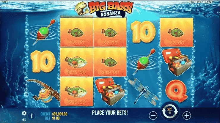 big bass bonanza výherný automat