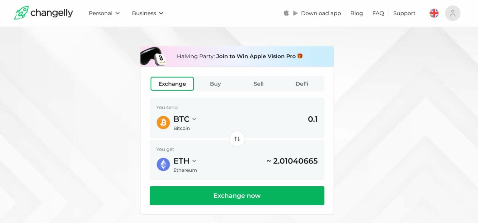 Changelly: Eficiência nas Trocas com Limite Diário Amplo