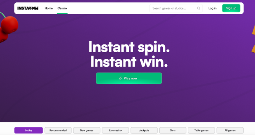 Instaspin kiirkasiino