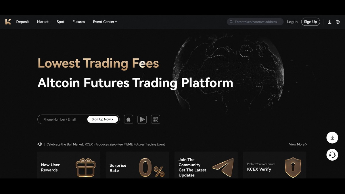 KCEX: Uma Plataforma Moderna para Iniciantes que se destaca de entre as corretoras sem KYC