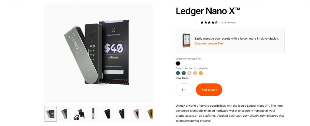 Ledger Nano X Výkon a univerzálnost