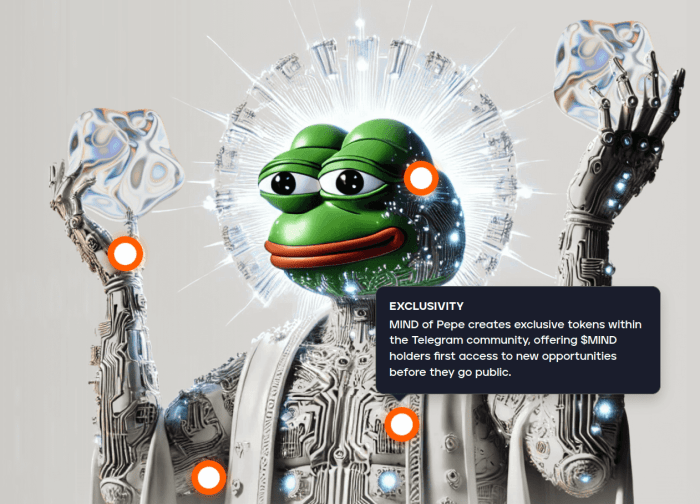 MIND of Pepe’s AI agent will mint its own tokens for exclusive early opportunities