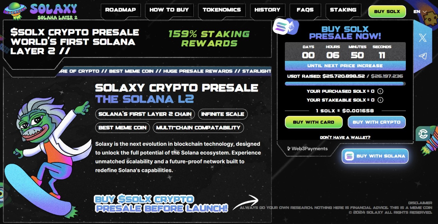 solaxy - Koin Meme Terbaik untuk Dibeli Saat Whale Besar Mengisyaratkan Rally Litecoin yang Akan Datang