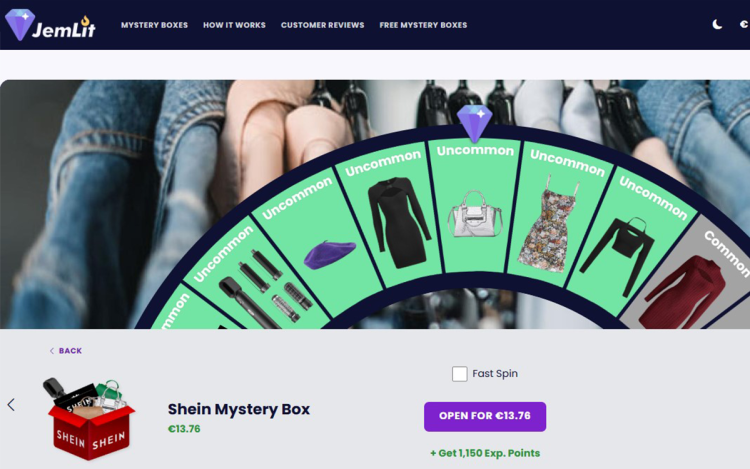 Shein mystery box
