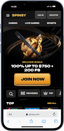 Spinsy Instant Withdrawal Casino AUS