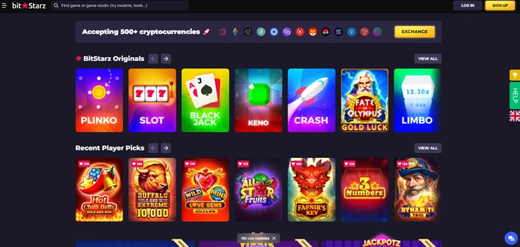 bitstarz casino homepage