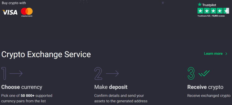 best-no-kyc-crypto-exchanges ChangeNOW supports over 50K currency pairs