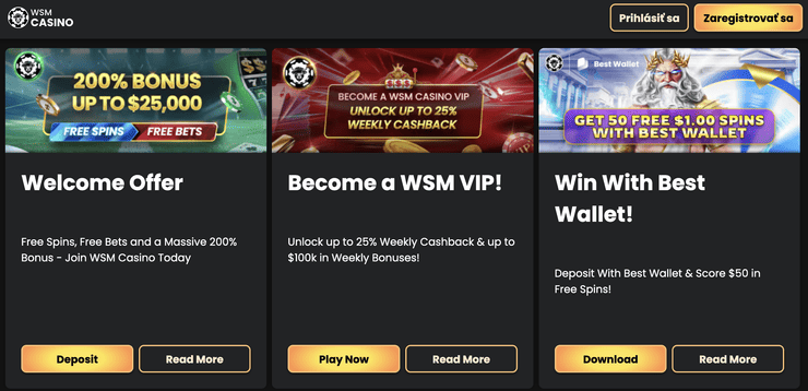 wsm casino bonus