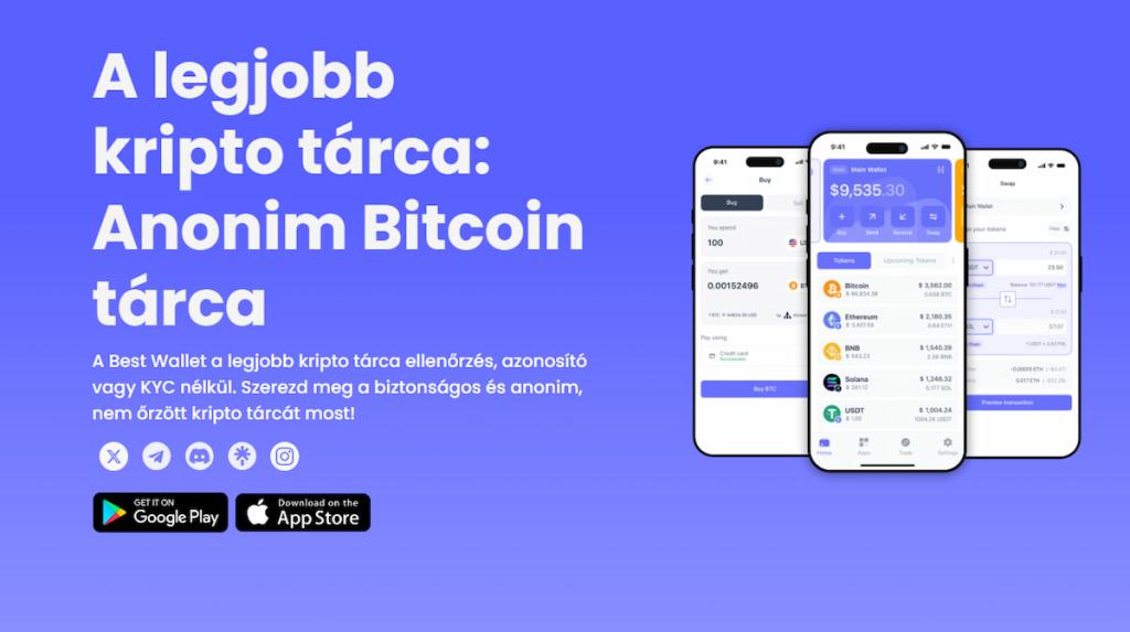 Best Wallet – Átfogó tárca és kripto piactér egyben