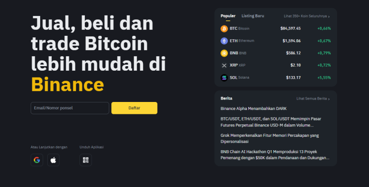 Cara Membeli Crypto Binance
