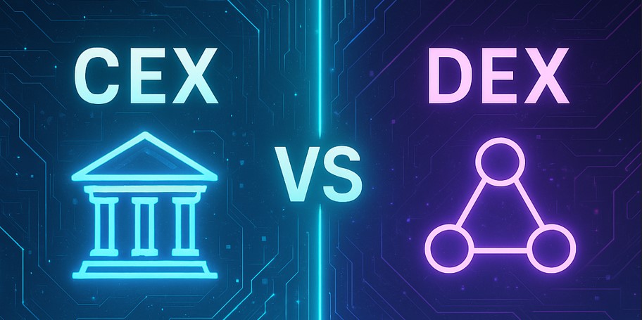 CEX és decentralizált DEX – Hol illeszkednek a Web3 wallet-ek?