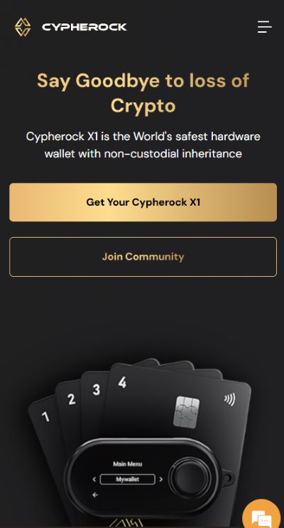 Cypherock többszörösen védett tárca Shamir-kódokkal