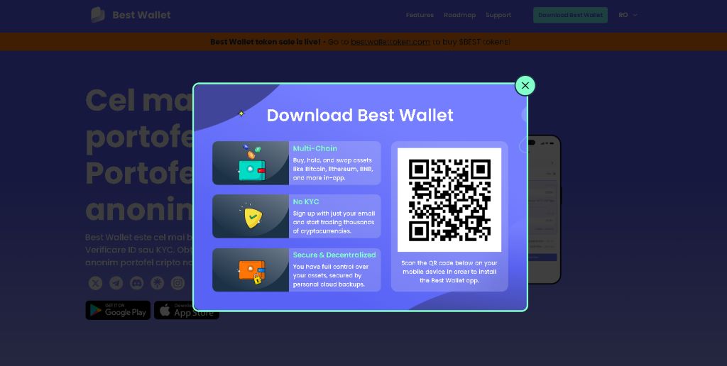 Deschide un cont pe Best Wallet