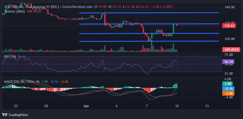 Giá Solana Cố Gắng Đảo Chuyển Ngưỡng Kháng Cự Thành Hỗ Trợ