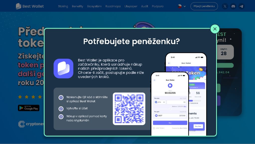Jak používat Best Wallet