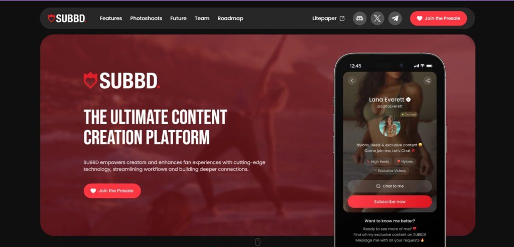 SUBBD Token ($SUBBD): Criação de Conteúdo por IA e Staking em Cripto - 