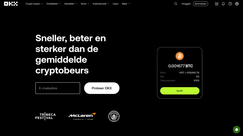 OKX crypto futures trading platform