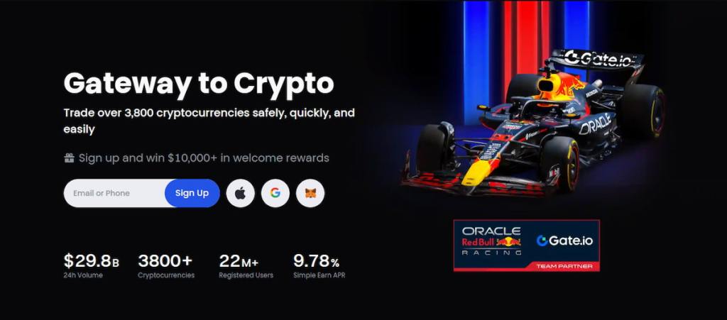  Gate.io – Bohatá nabídka kryptoměn a flexibilní možnosti obchodování