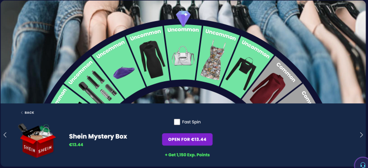 Shein mystery box na platforme JemLit