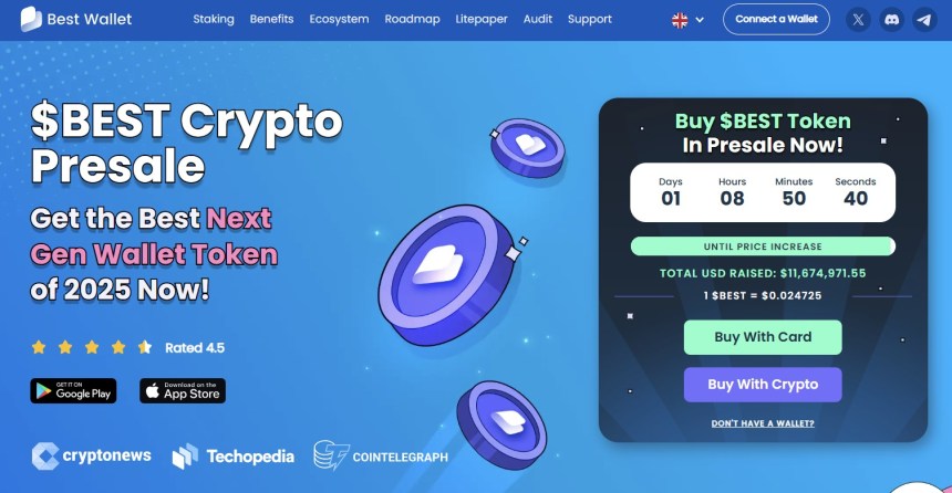 Best Wallet Token ($BEST) Προπωλήσεις Κρυπτονομισμάτων