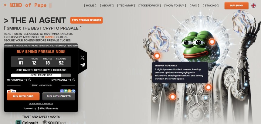 MIND of Pepe ($MIND) προπωλησεις κρυπτονομισματων