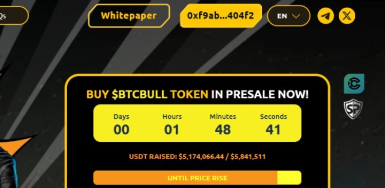 Crypto wallet now connected to BTC Bull