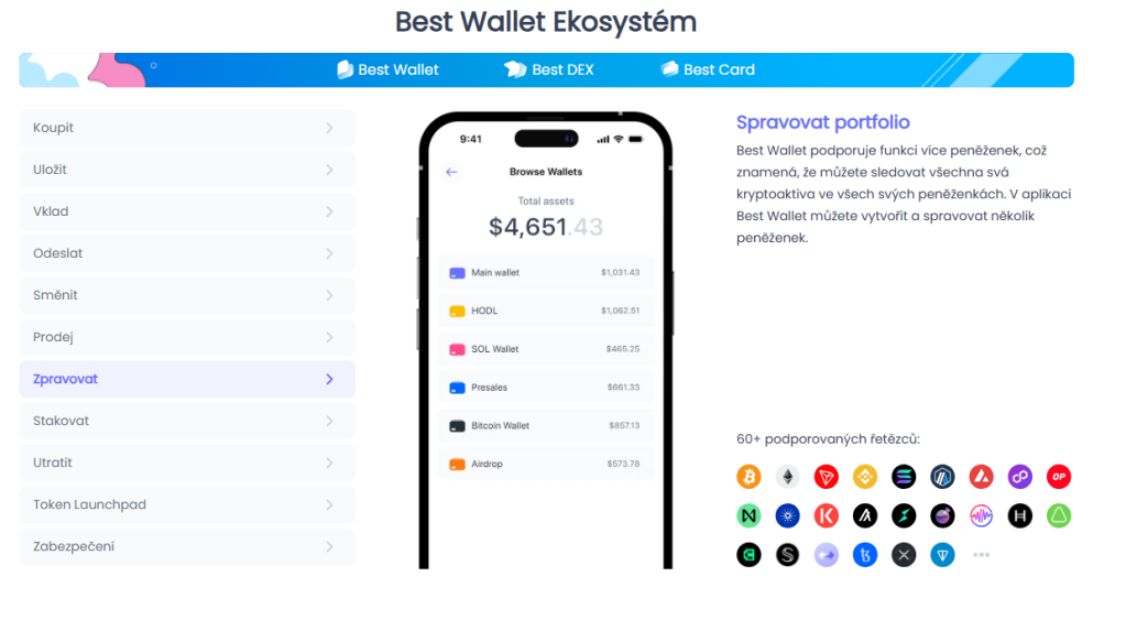 Ekosystém Best Wallet.