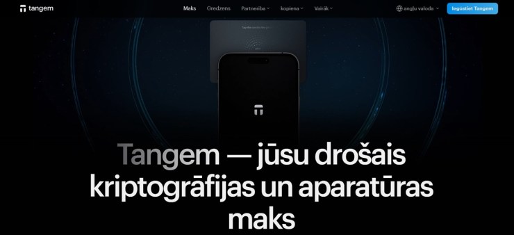 Tangem Wallet - augstas drošības Web3 maks