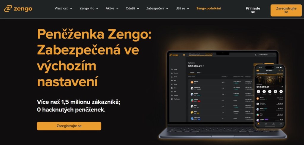 Zengo Wallet Nejbezpečnější hot krypto peněženka pro rok 2025