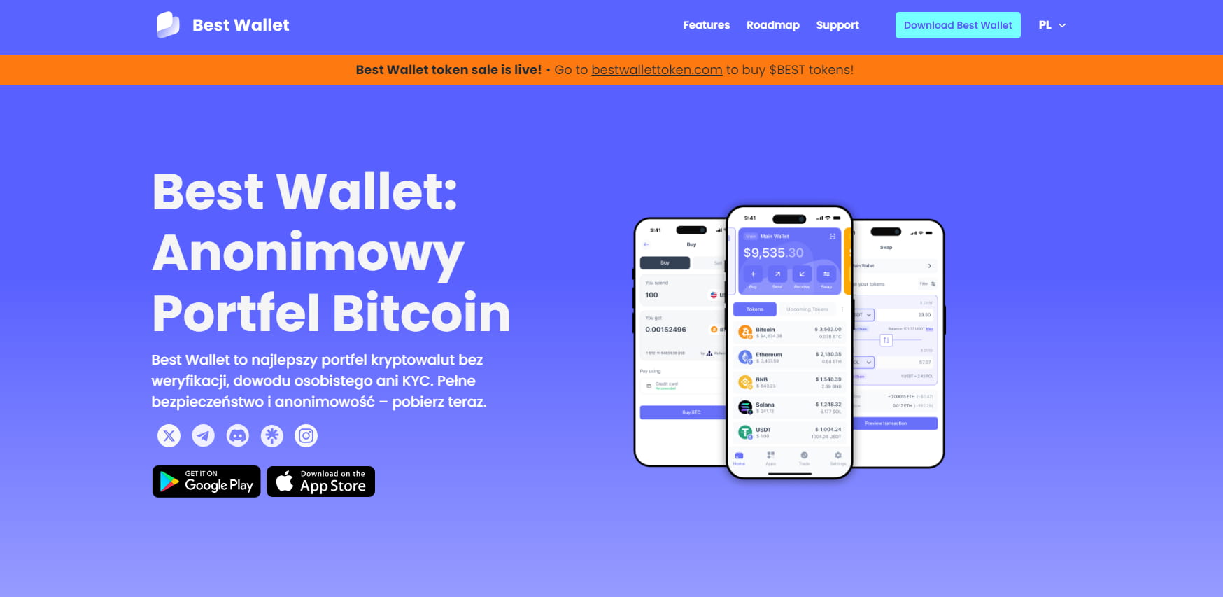 Best Wallet portfel bitcoin 