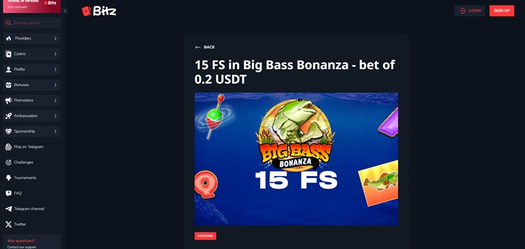 bitz casino 15 free spins bonus