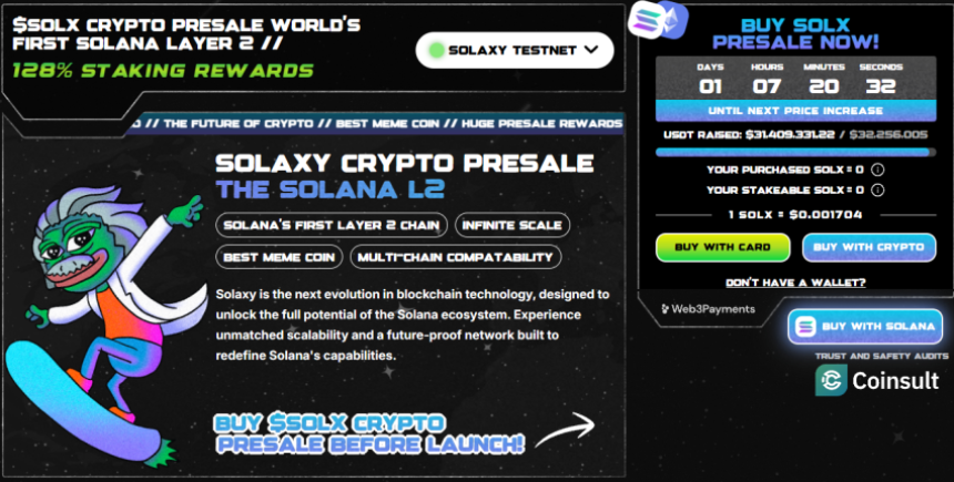 Solaxy SOLX presale 2025