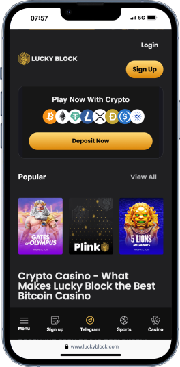 lucky block casino singapore