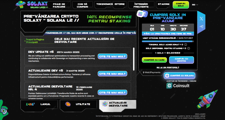 cumpara criptomonede - solaxy actualizari