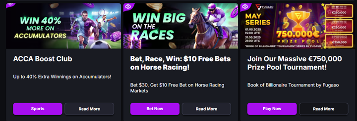 online racebook bonuses