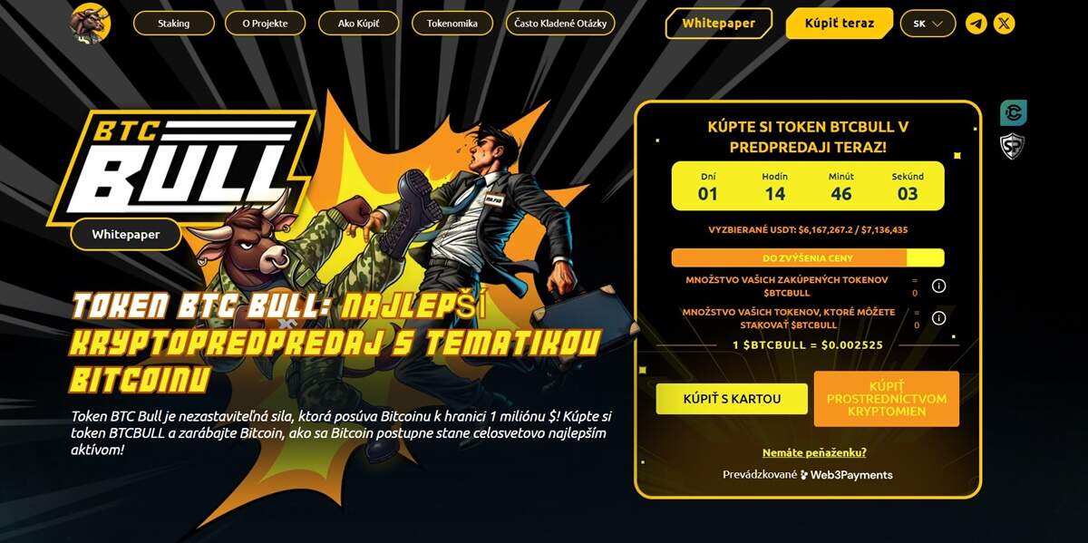 BTC Bull (BTCBULL) Meme token en crecimiento con recompensas en Bitcoin y potencial de crecimiento de 10 veces en 2025