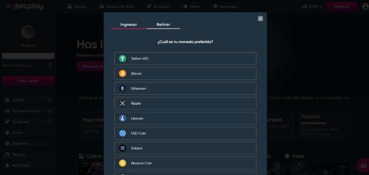 Betplay.io casinos trust wallet