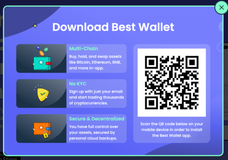Download the Best Wallet app