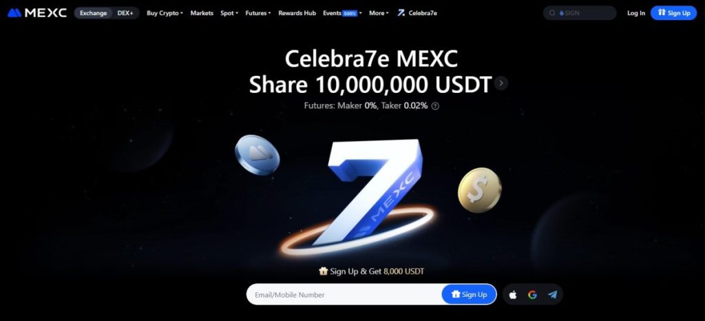 MEXC – Visok nivo privatnosti
