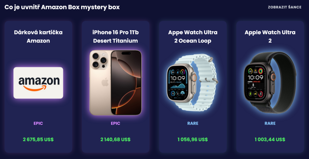 amazon mystery box produkty